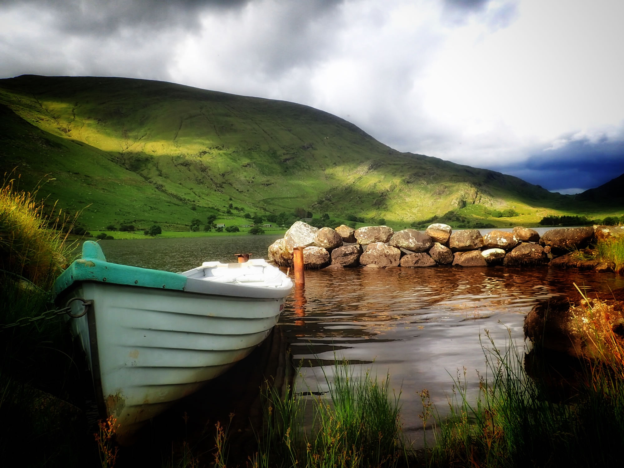 Lough Brin tranquillity, Co Kerry, Ireland. Anthony Reed