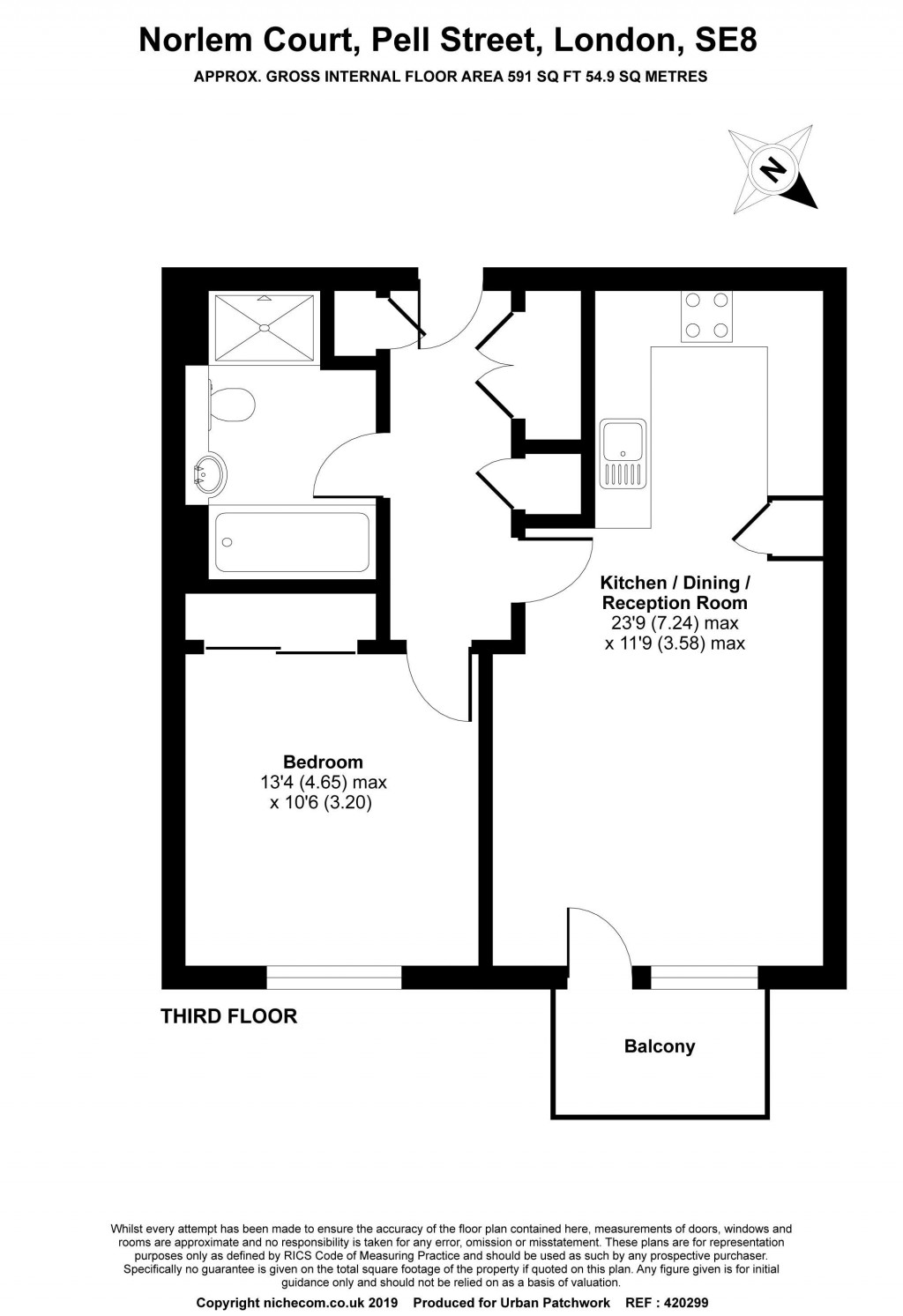 Floorplans For Pell Street, London