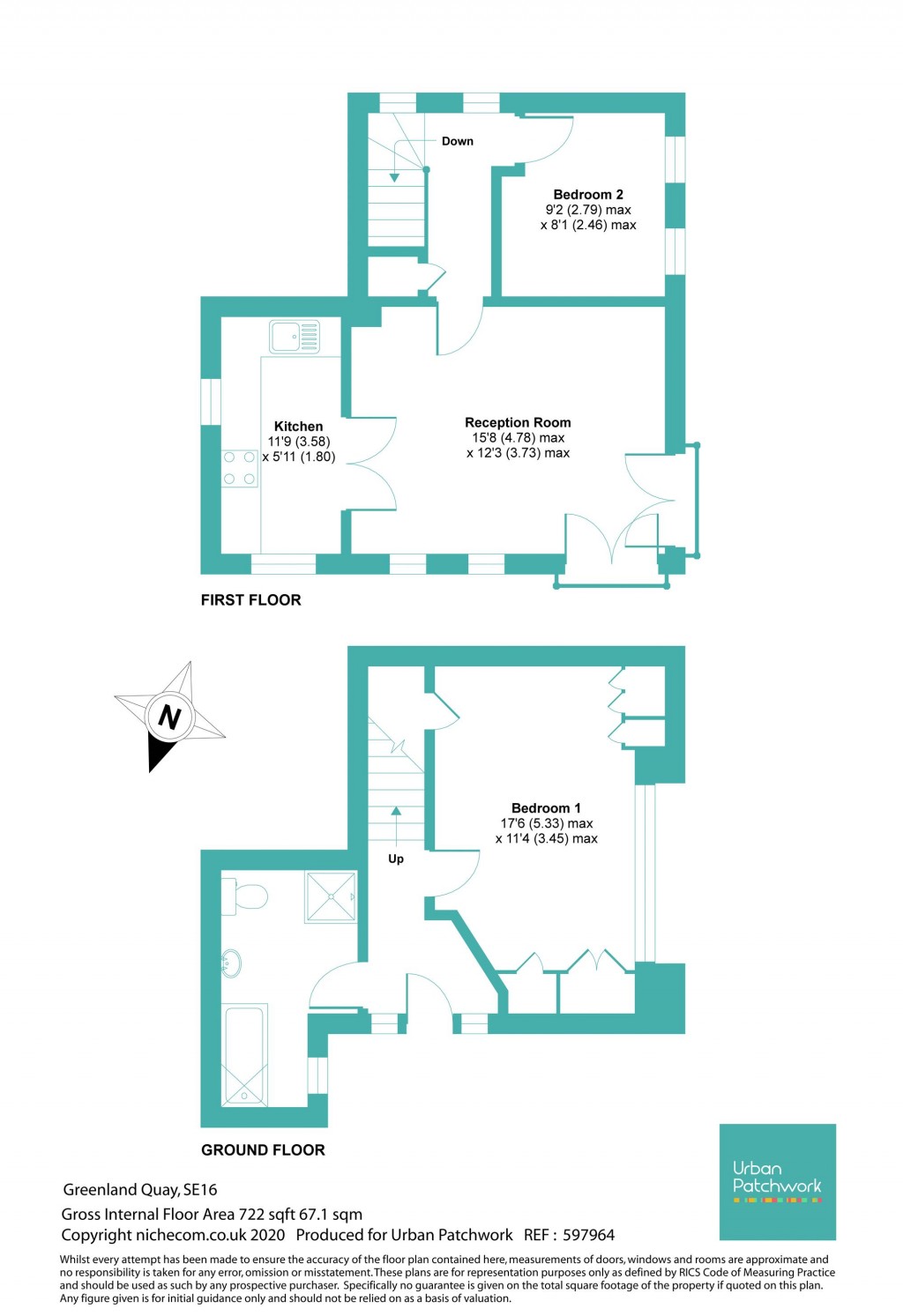 Floorplans For Greenland Quay, London