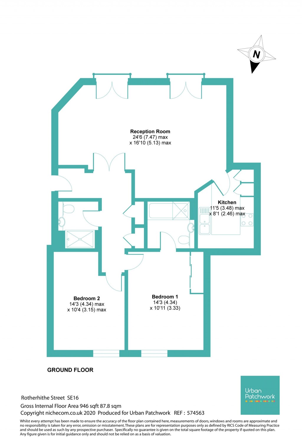 Floorplans For Rotherhithe Street, London