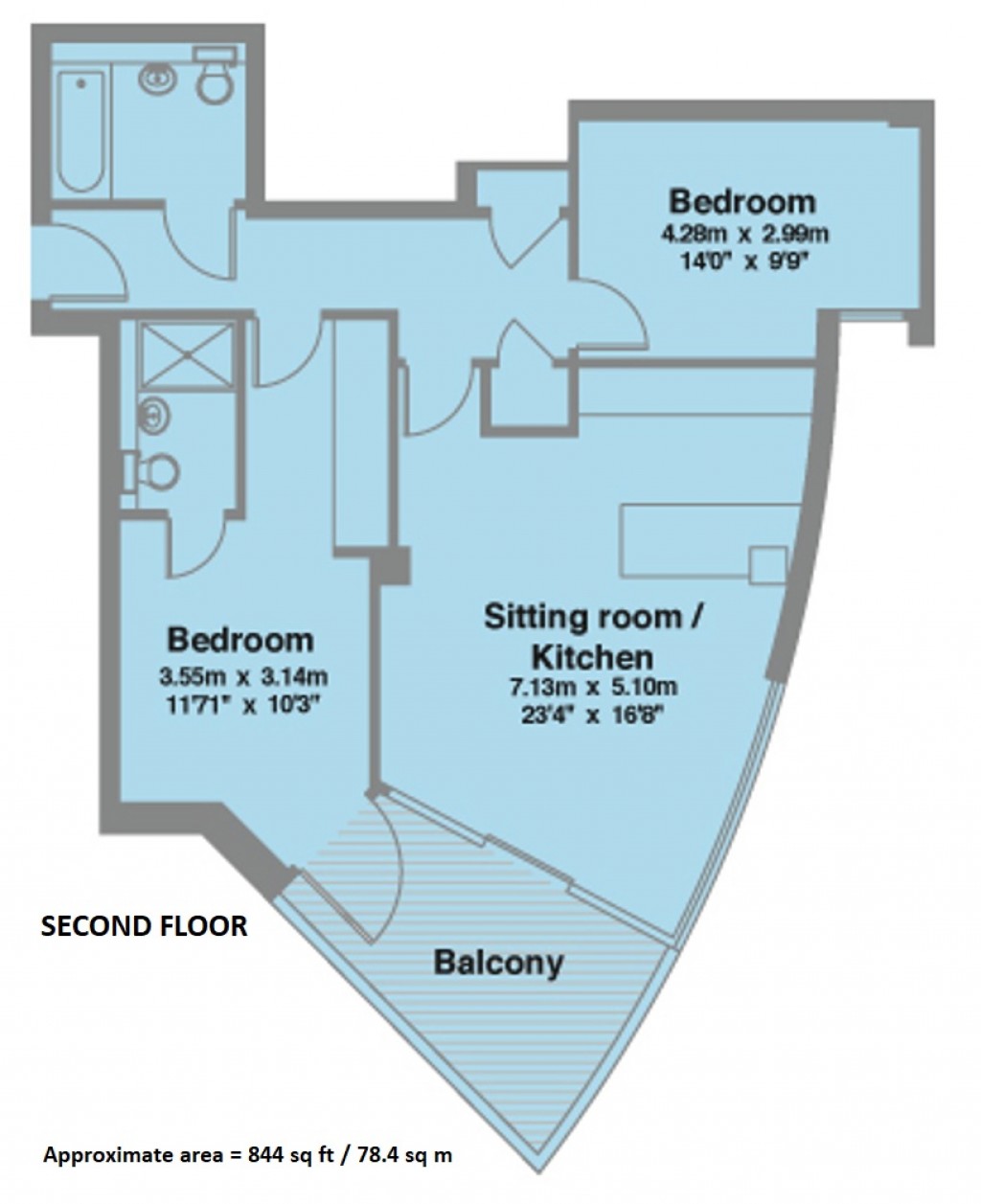 Floorplans For Rope Street, London