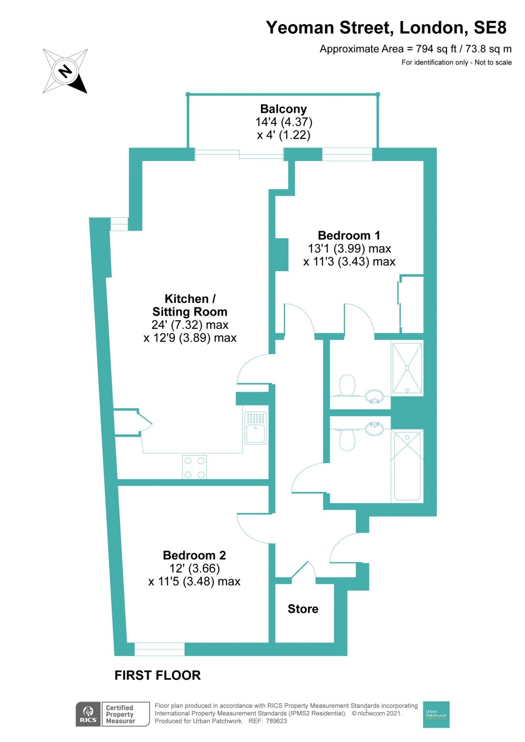 Floorplans For Yeoman Street, London