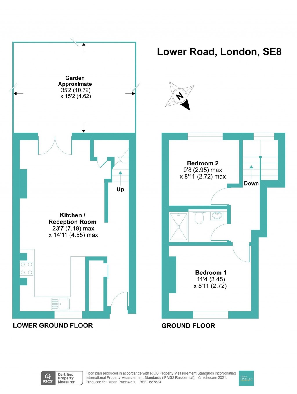 Floorplans For Lower Road, London