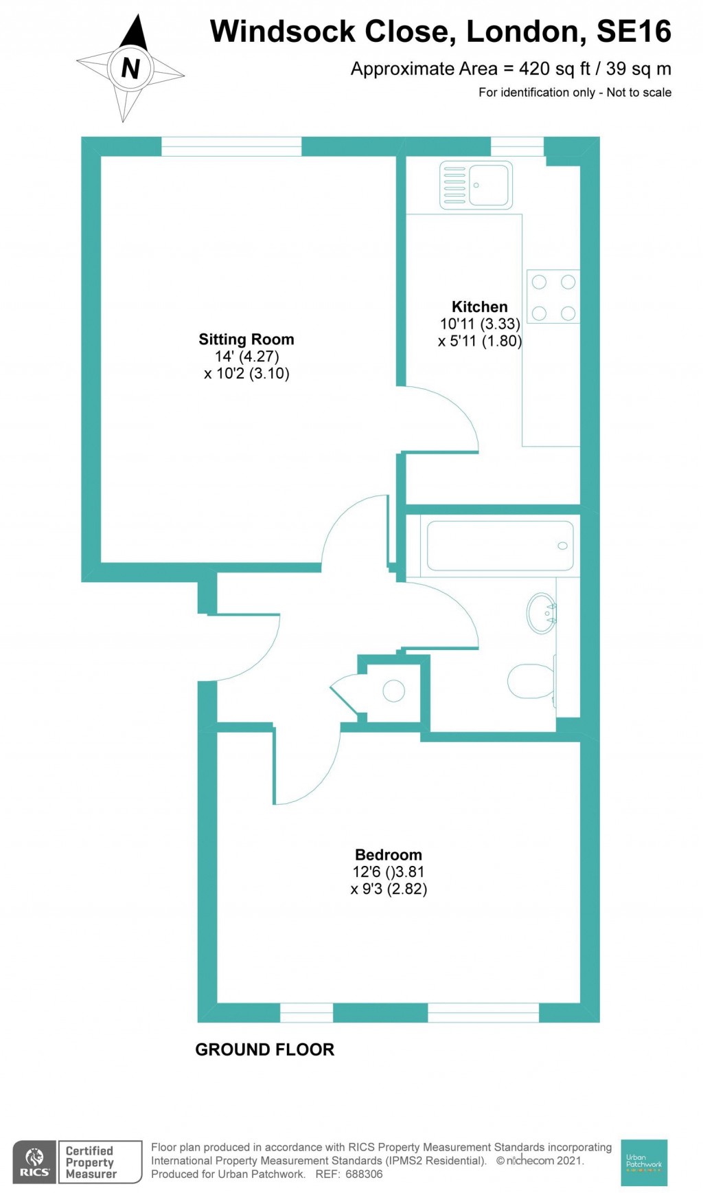 Floorplans For Windsock Close, London