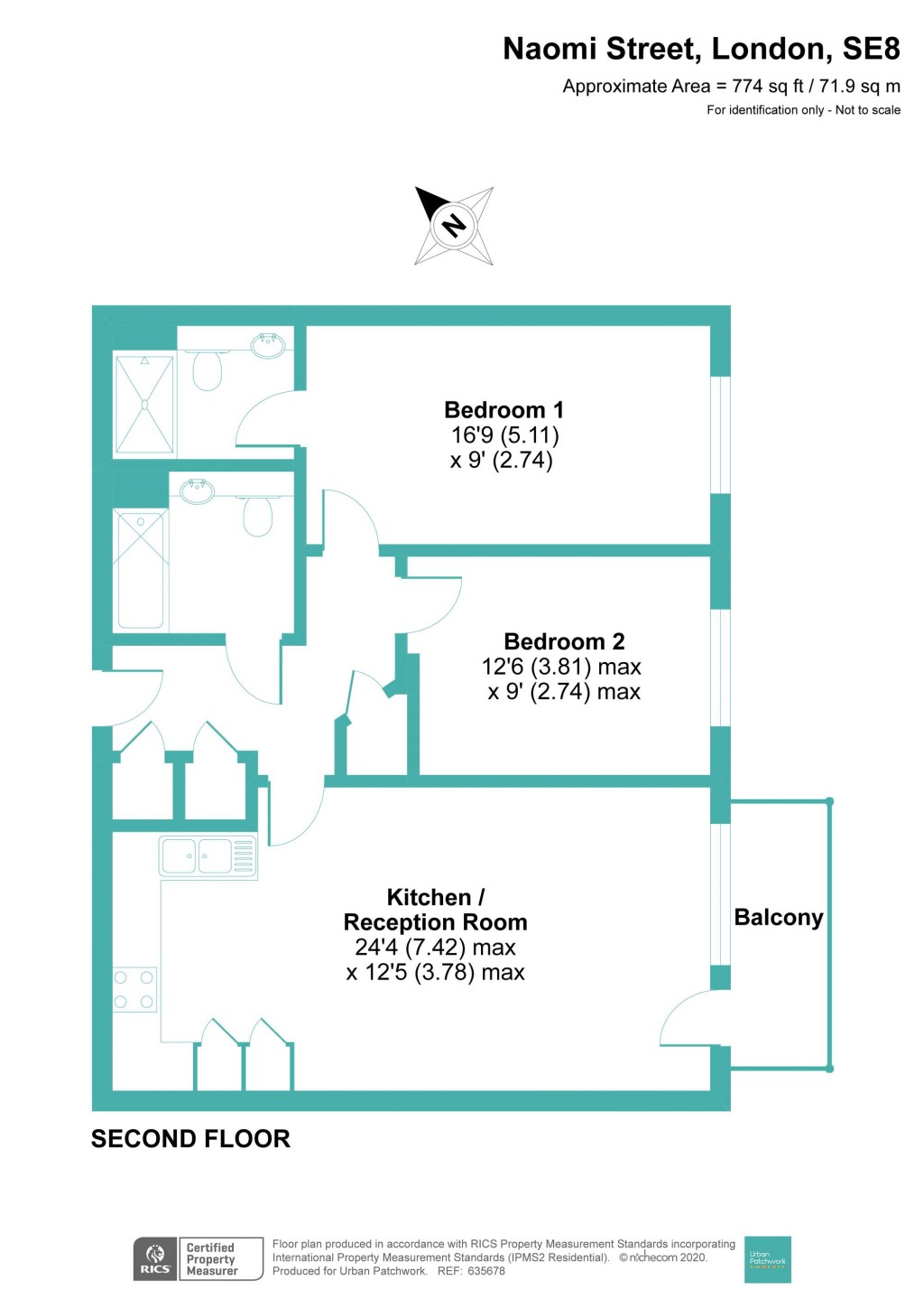 Floorplans For Naomi Street, London
