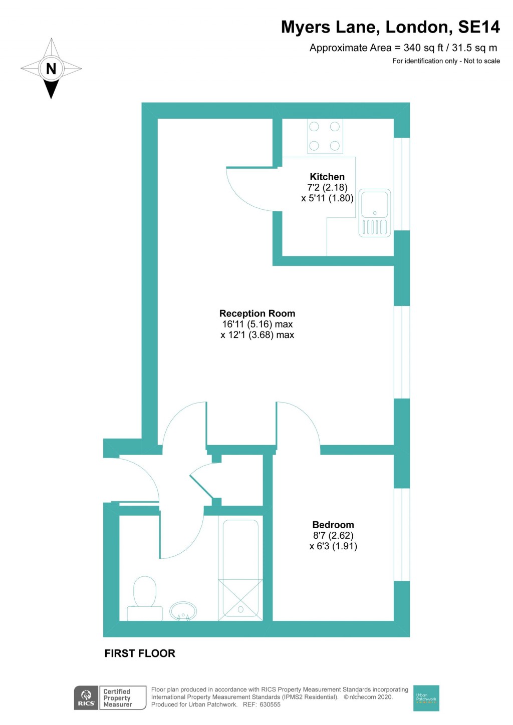 Floorplans For Myers Lane, London