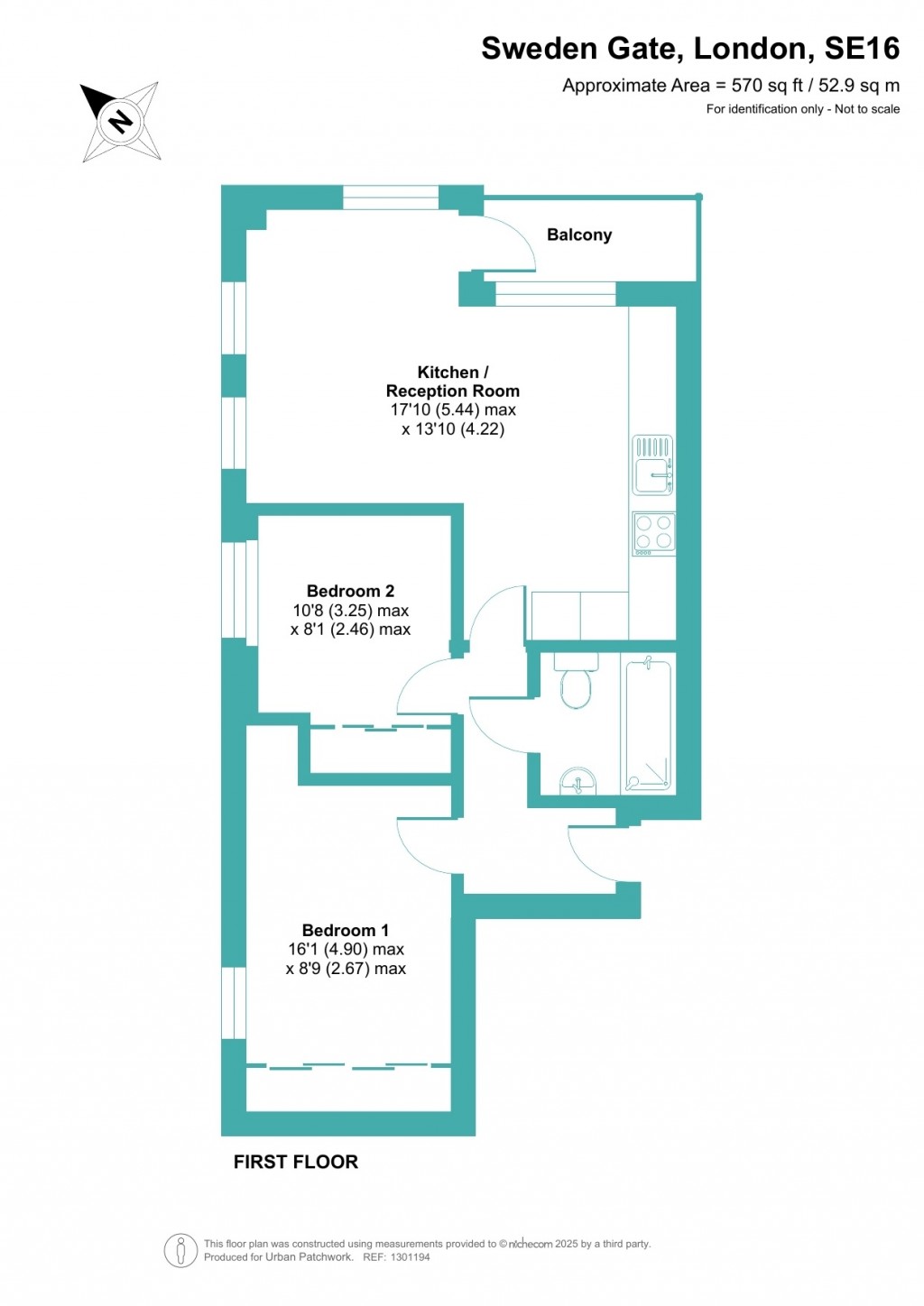 Floorplans For Sweden Gate, London
