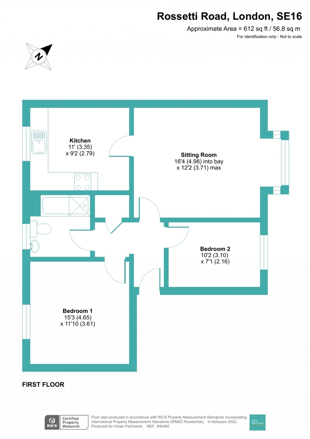 Floorplans For Rossetti Road, London