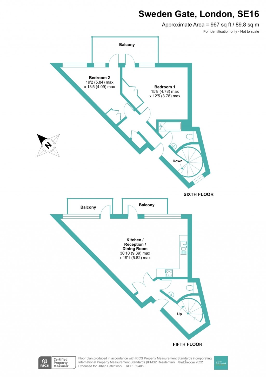 Floorplans For Sweden Gate, London
