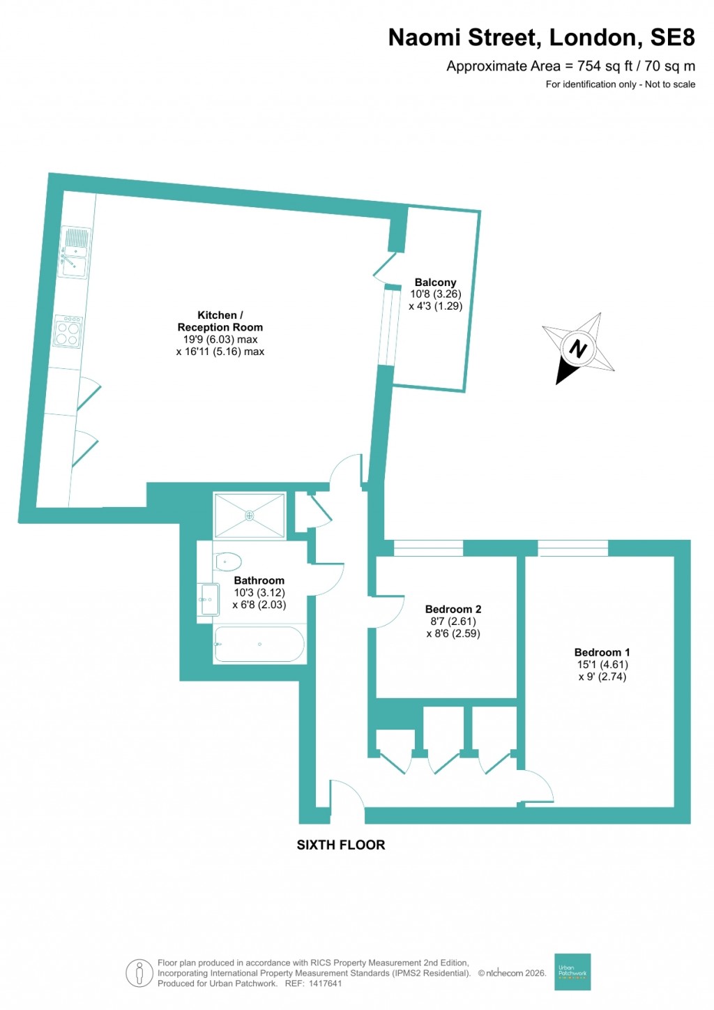 Floorplans For Naomi Street, London