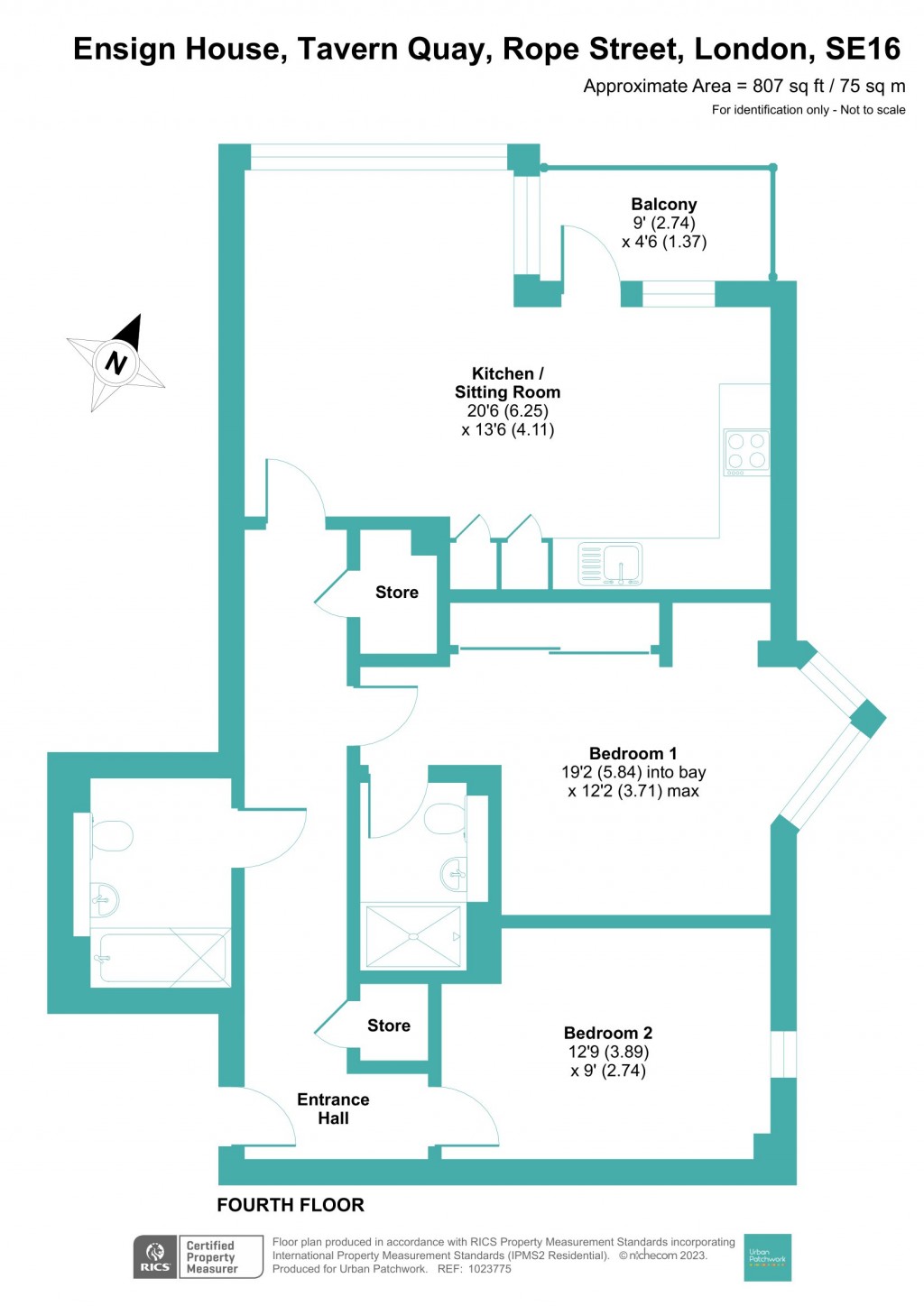 Floorplans For Rope Street, London