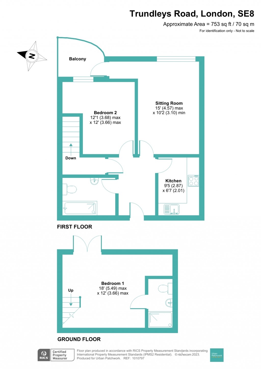 Floorplans For Trundleys Road, London