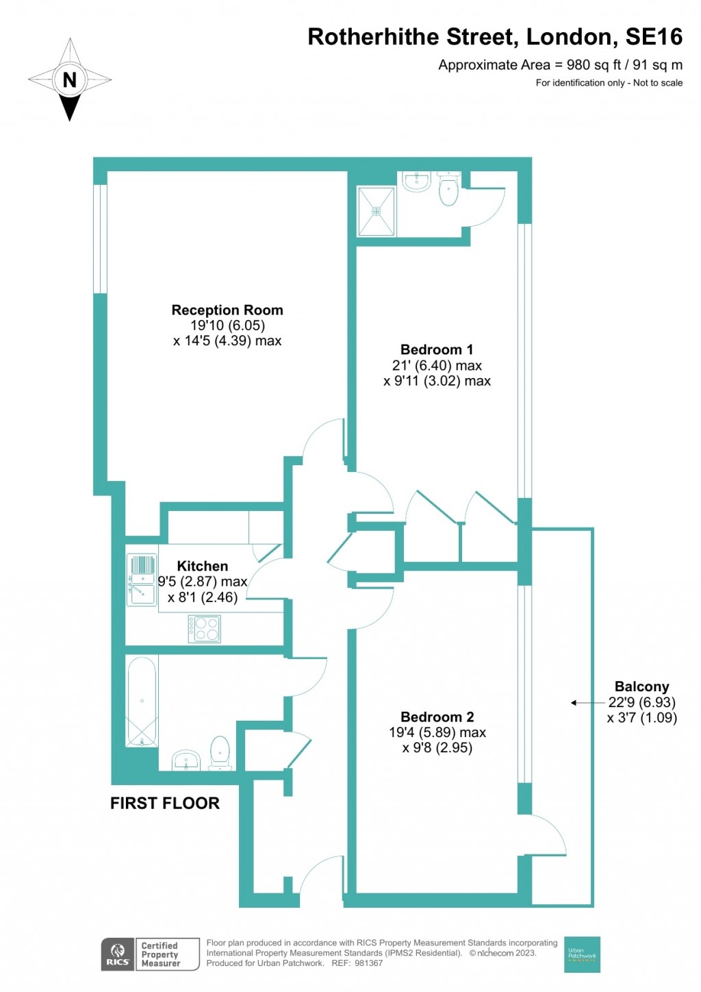 Floorplans For Rotherhithe Street, London