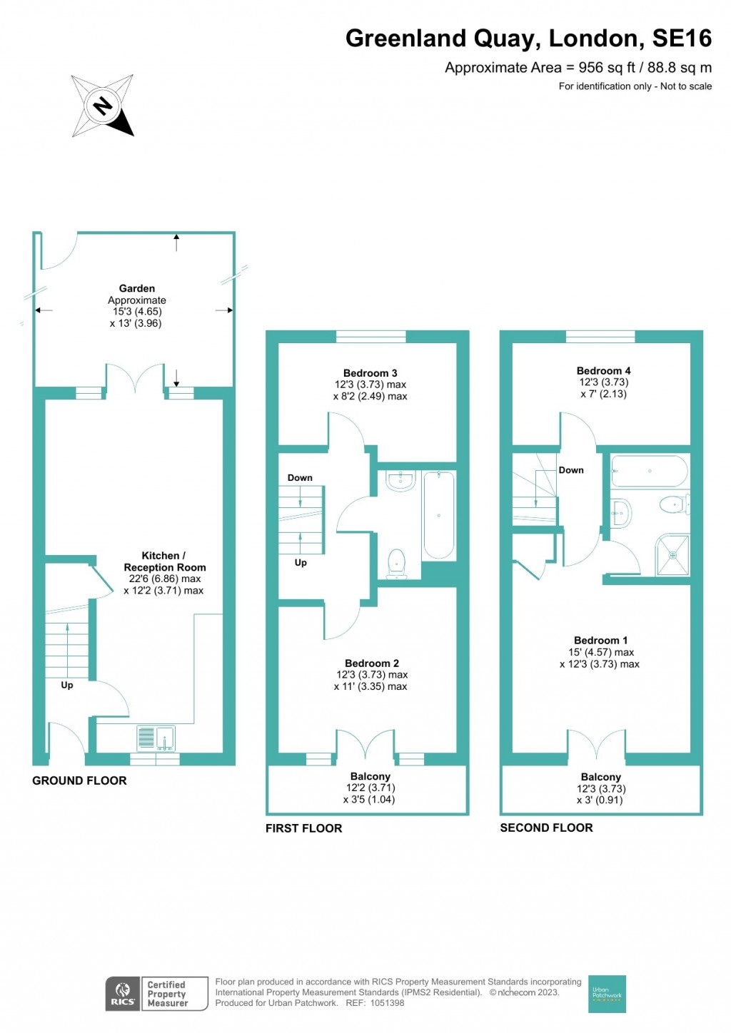Floorplans For Greenland Quay, London