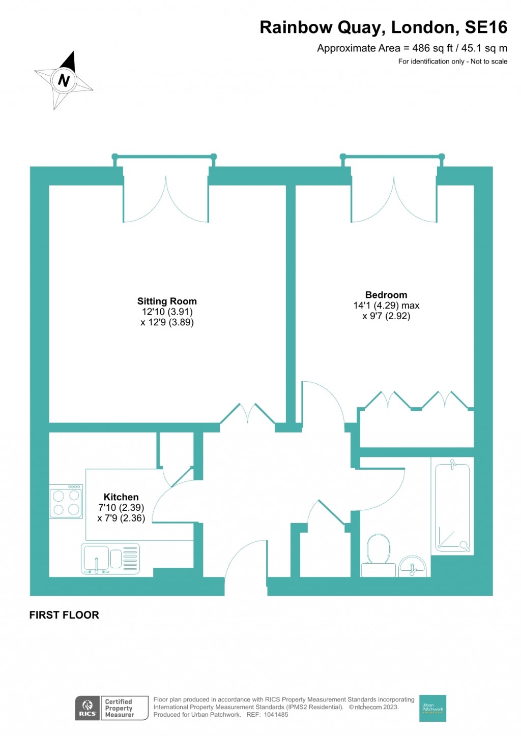 Floorplans For Rainbow Quay, London