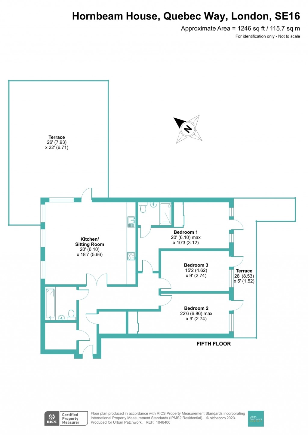 Floorplans For Quebec Way, London