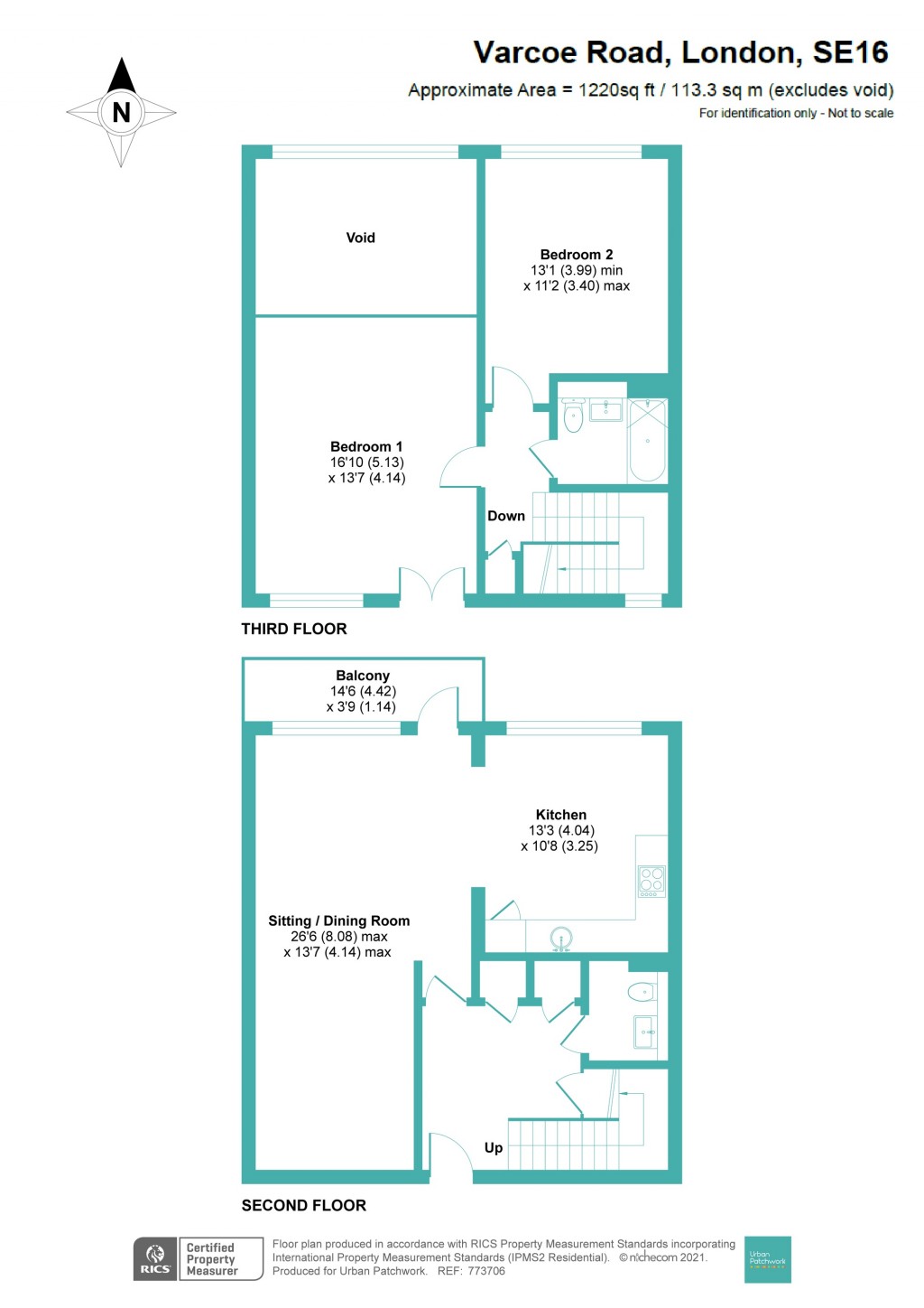 Floorplans For Varcoe Road, London