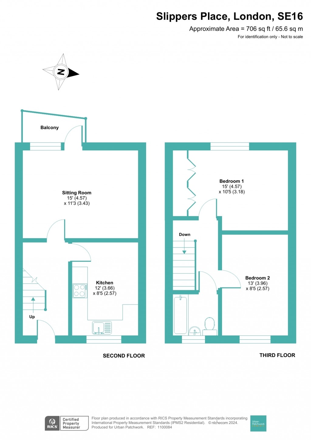Floorplans For Slippers Place, London