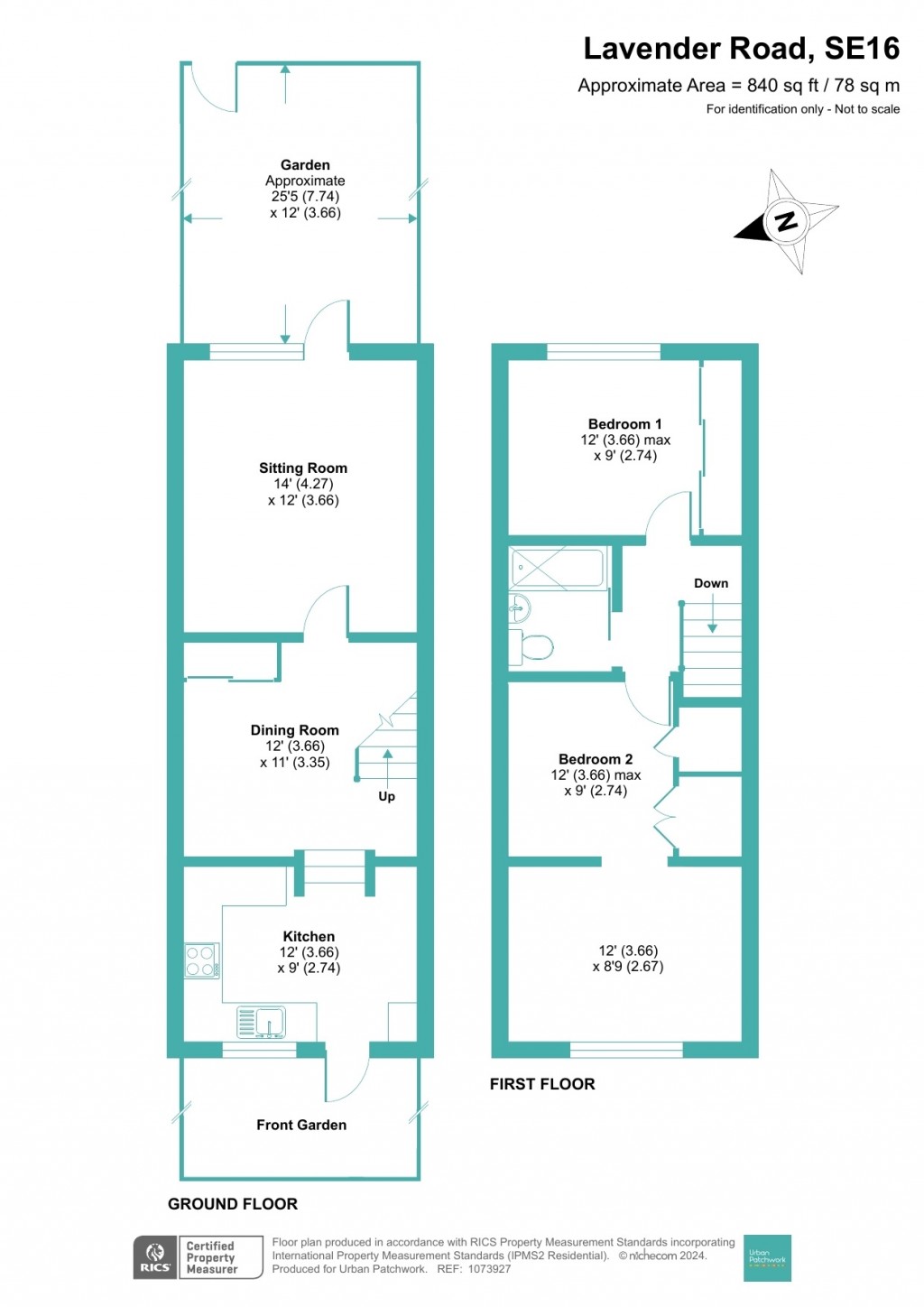 Floorplans For Lavender Road, London