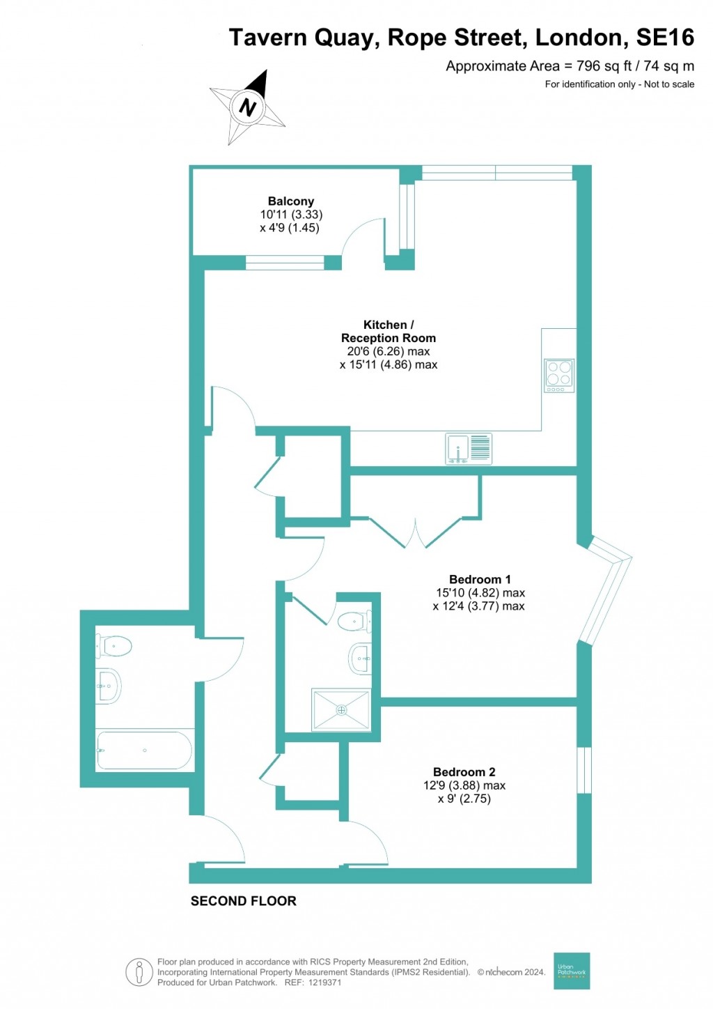 Floorplans For Rope Street, London