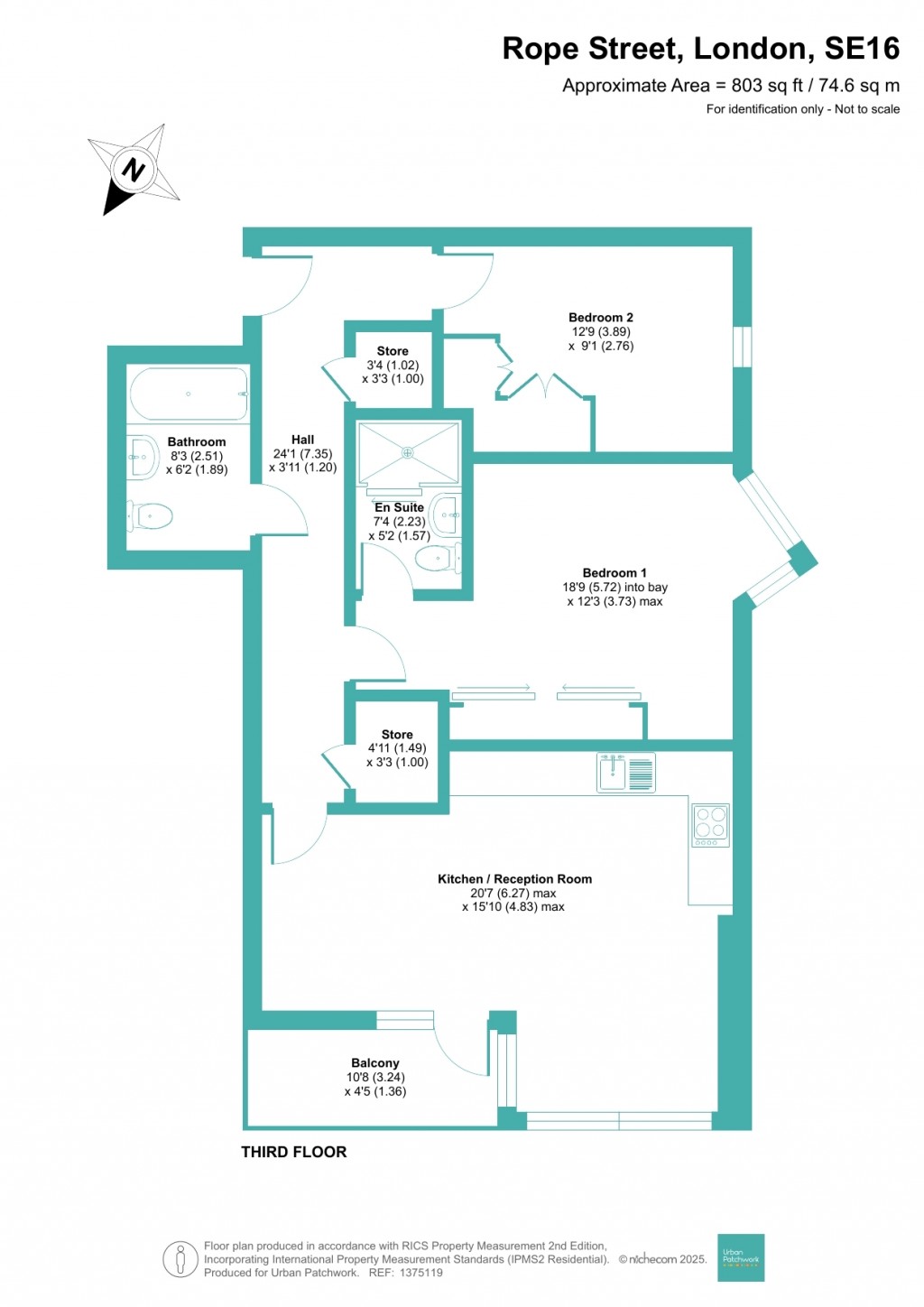 Floorplans For Rope Street, London