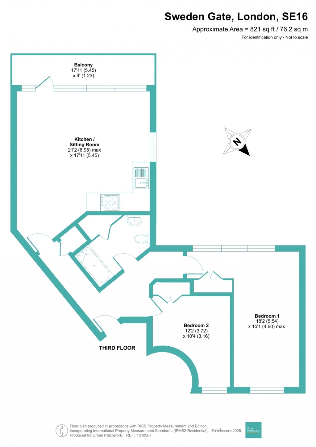 Floorplans For Sweden Gate, London