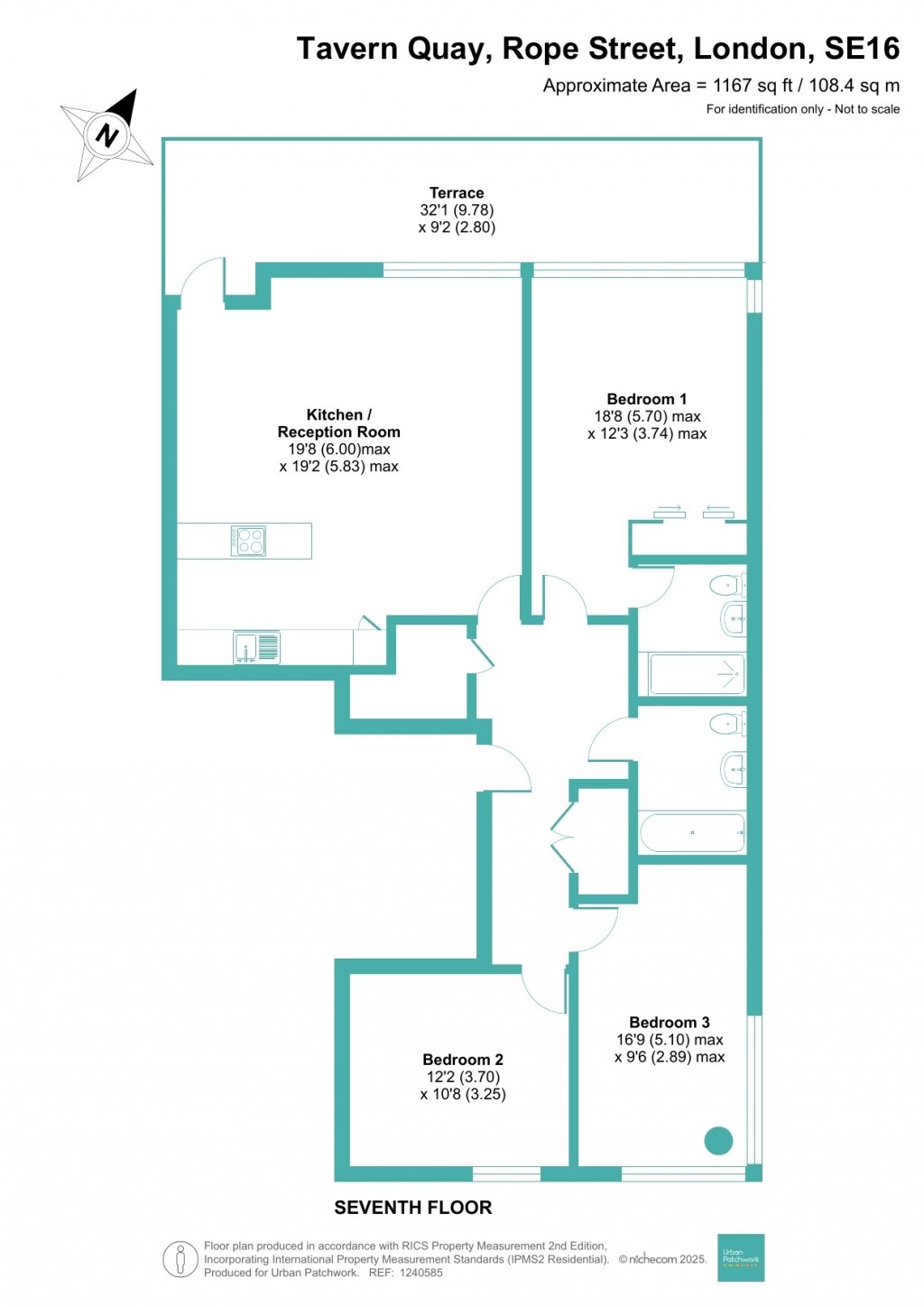 Floorplans For Rope Street, London