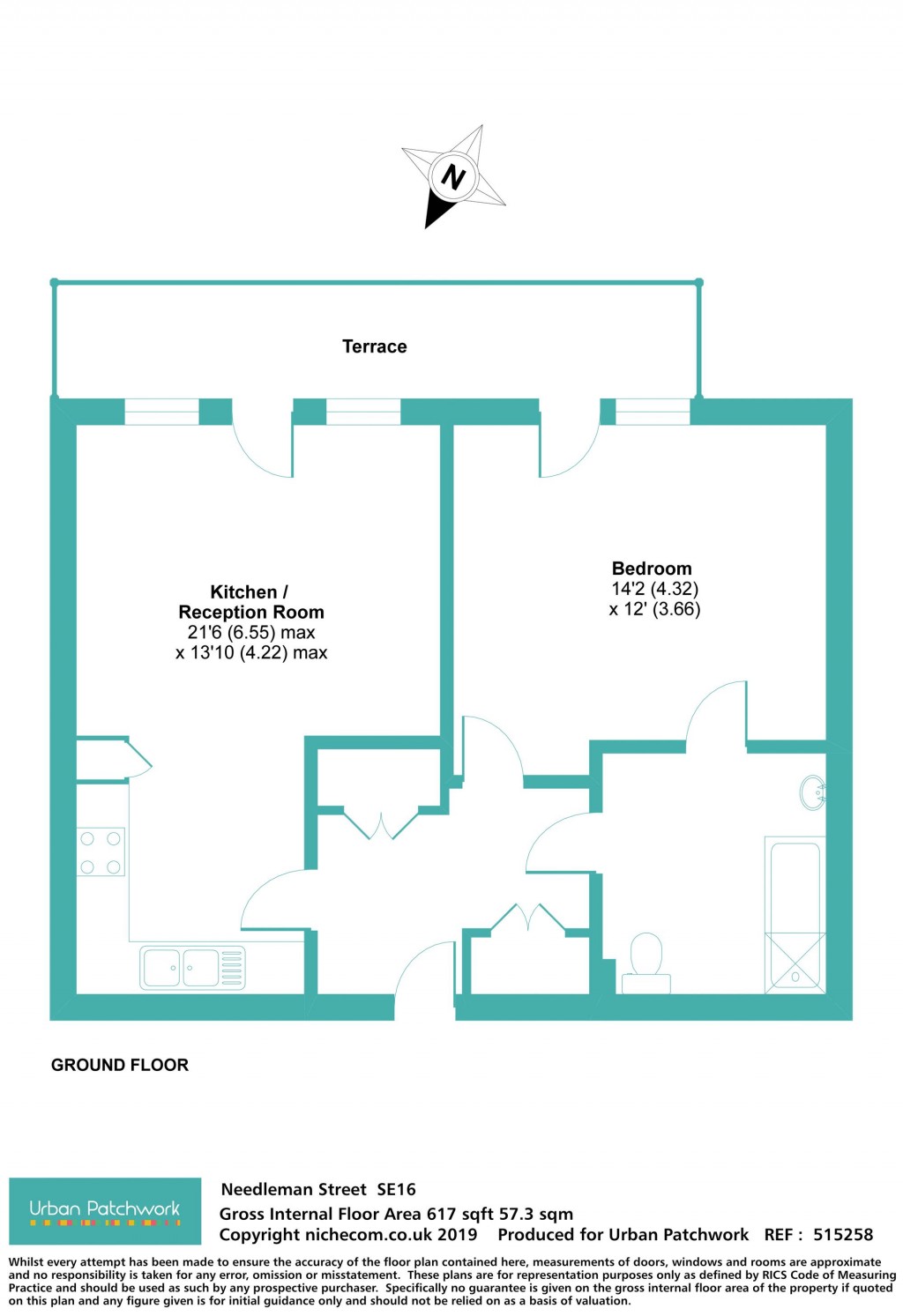 Floorplans For Needleman Street, London