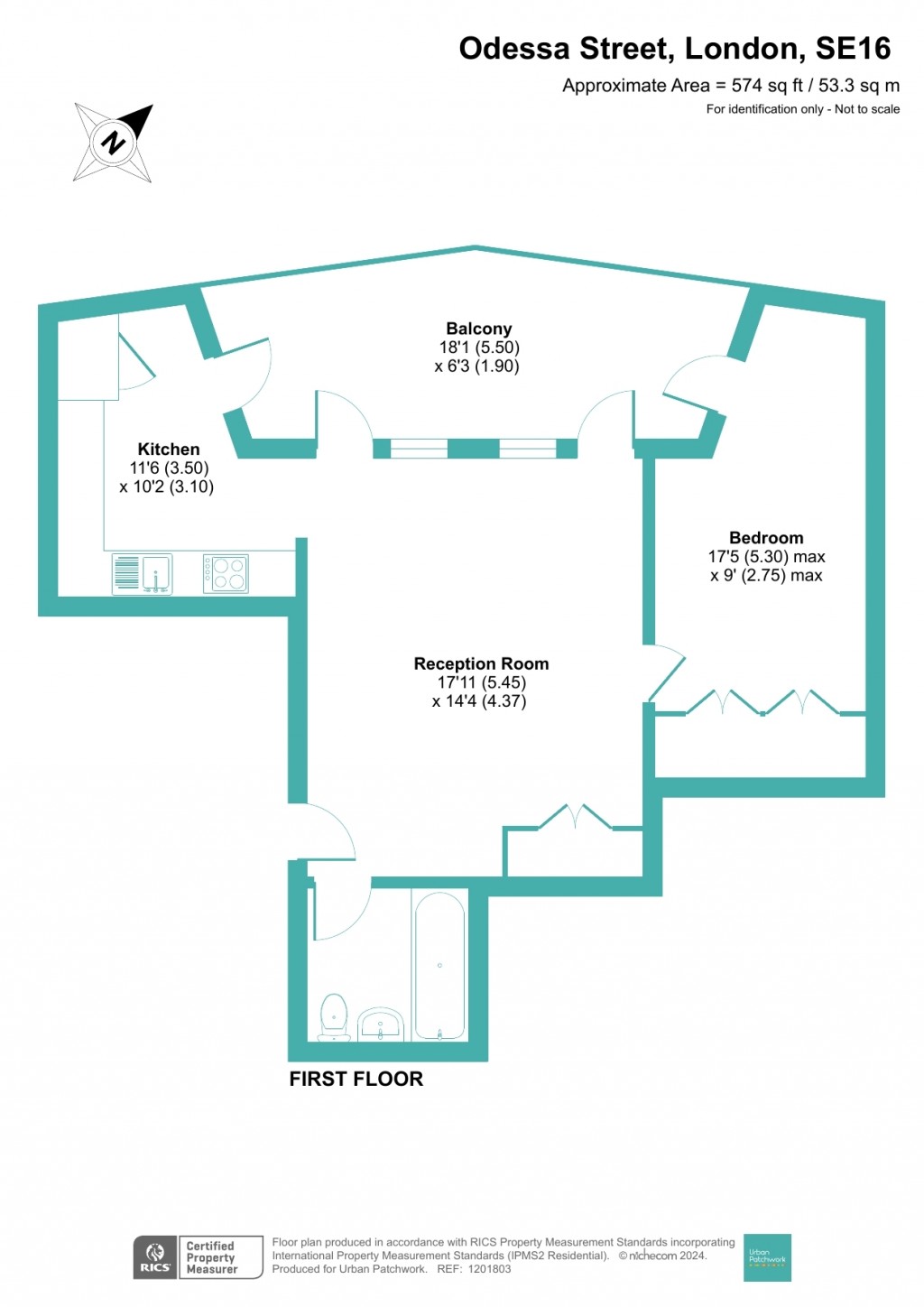 Floorplans For Odessa Street, London