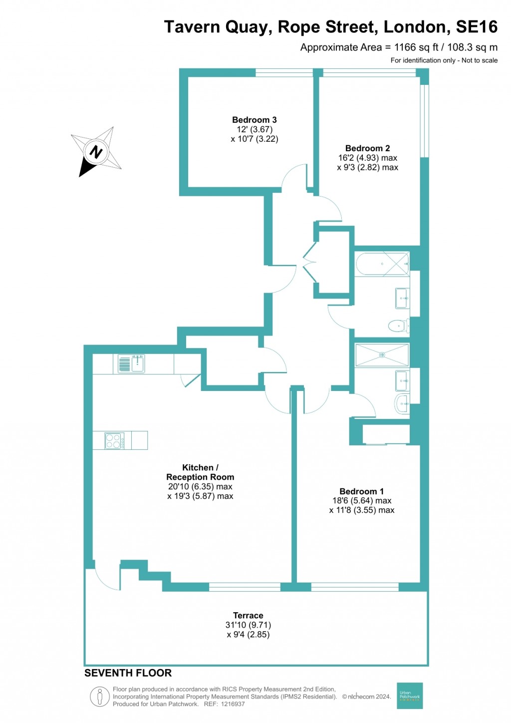 Floorplans For Rope Street, London