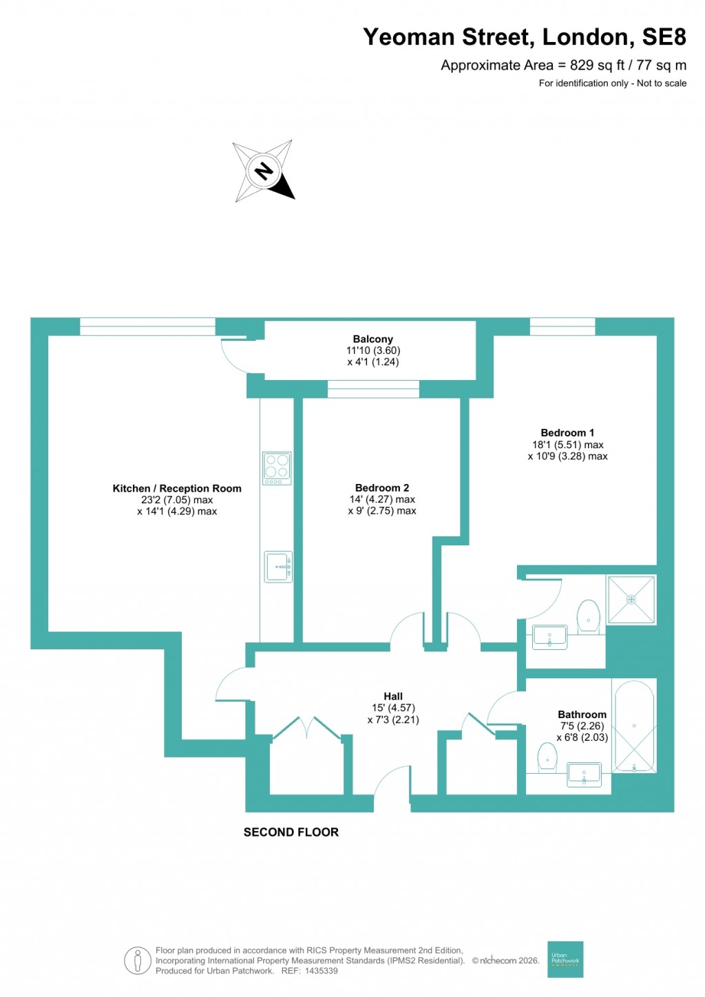 Floorplans For Yeoman Street, London