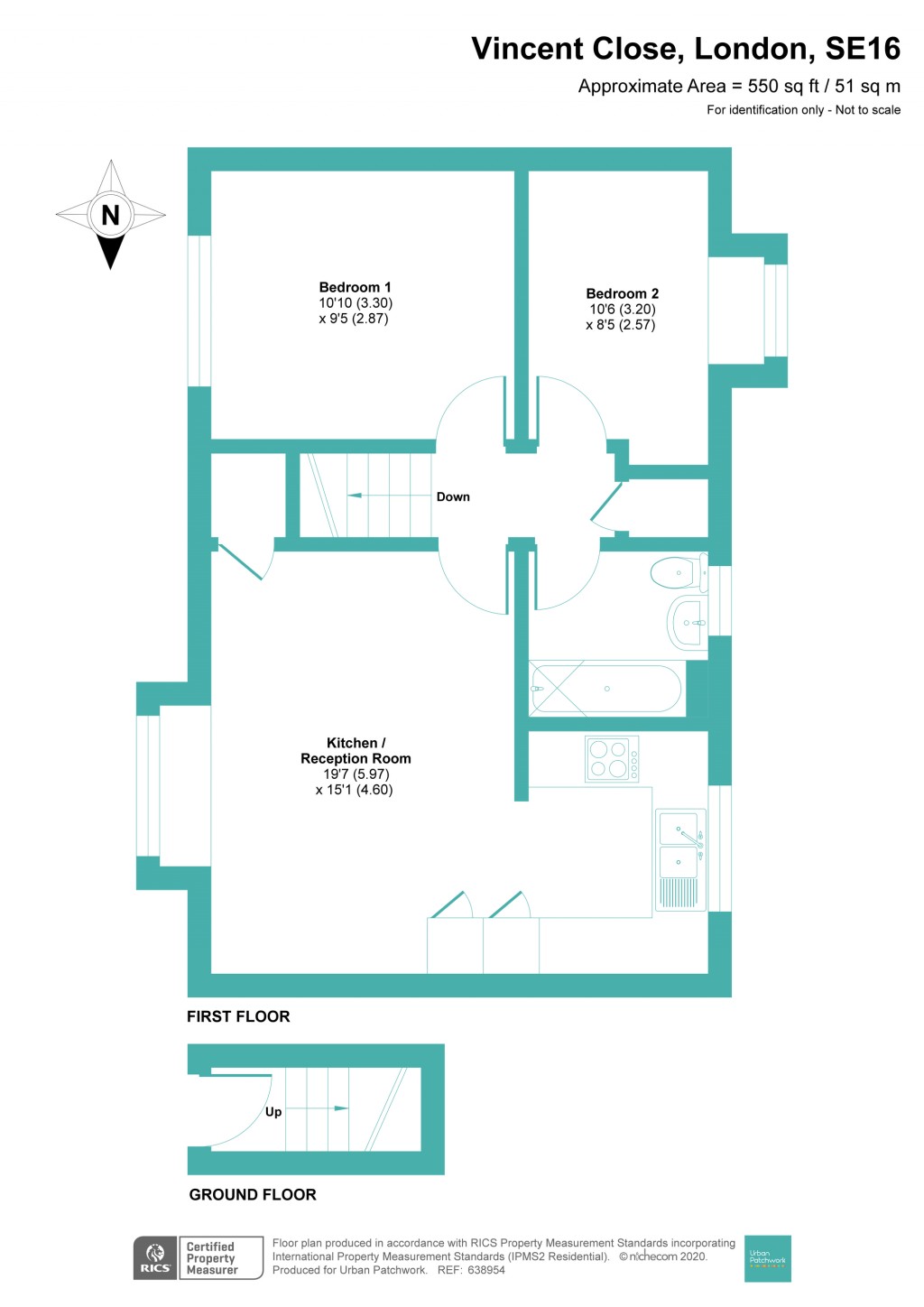 Floorplans For Vincent Close, London
