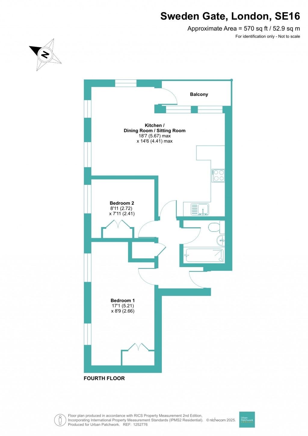 Floorplans For Sweden Gate, London