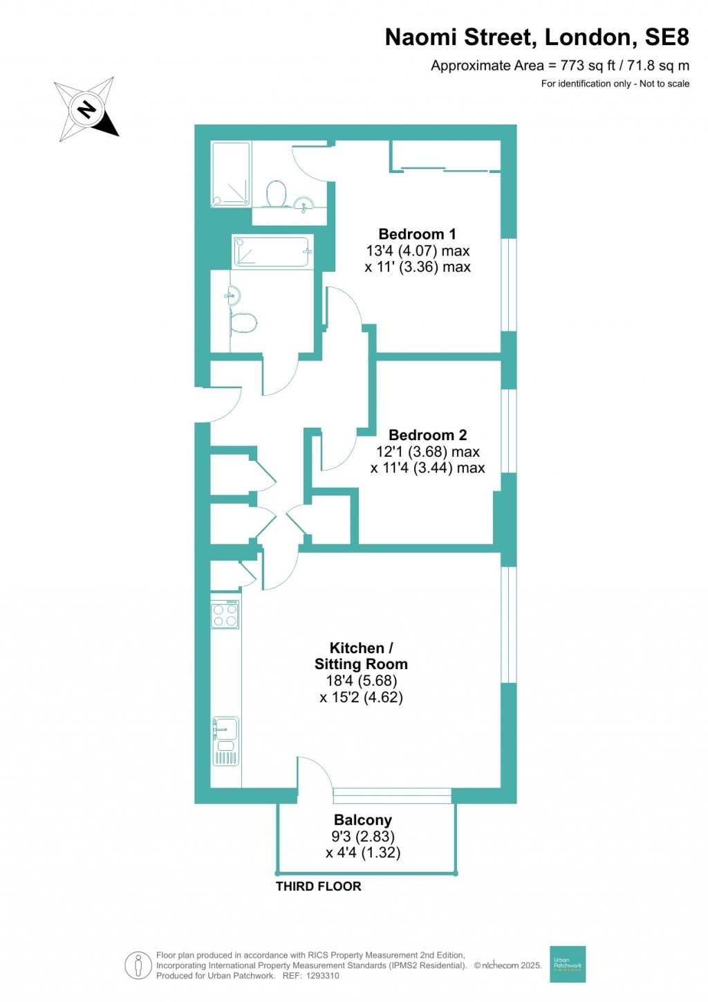 Floorplans For Naomi Street, London