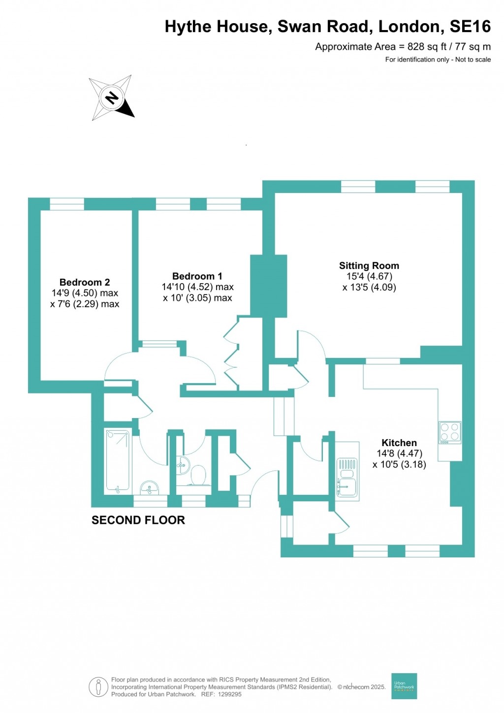 Floorplans For Swan Road, London