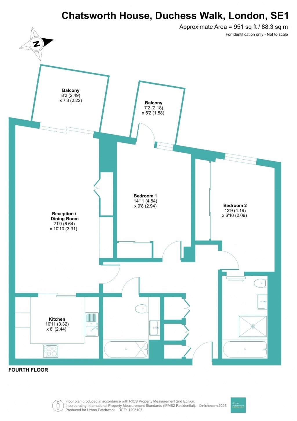 Floorplans For Duchess Walk, London