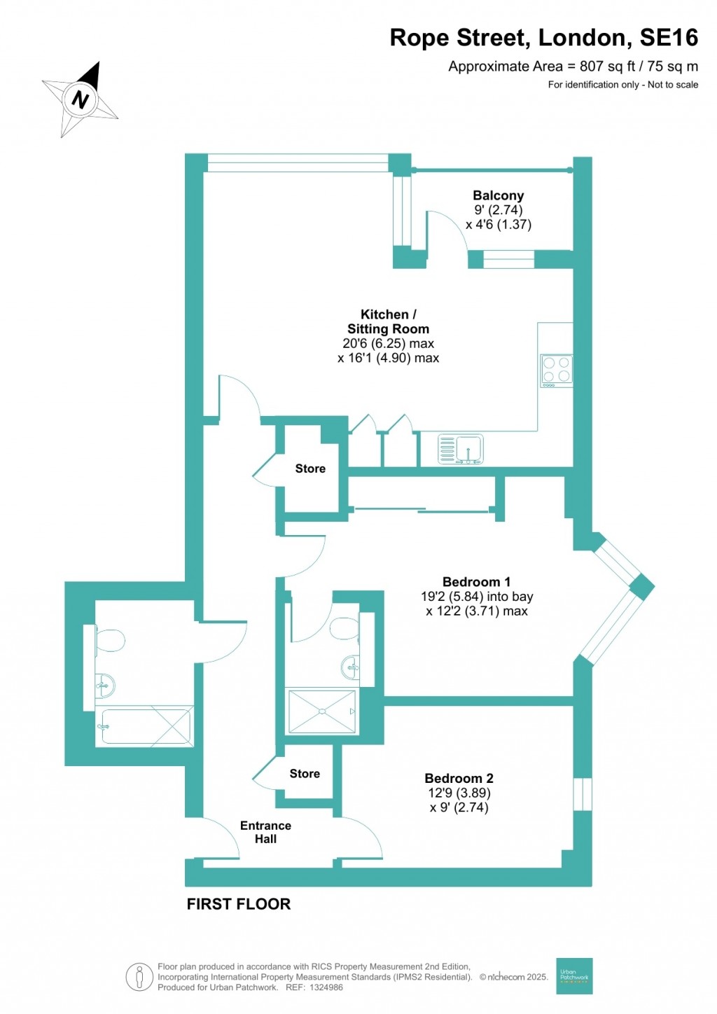 Floorplans For Rope Street, London