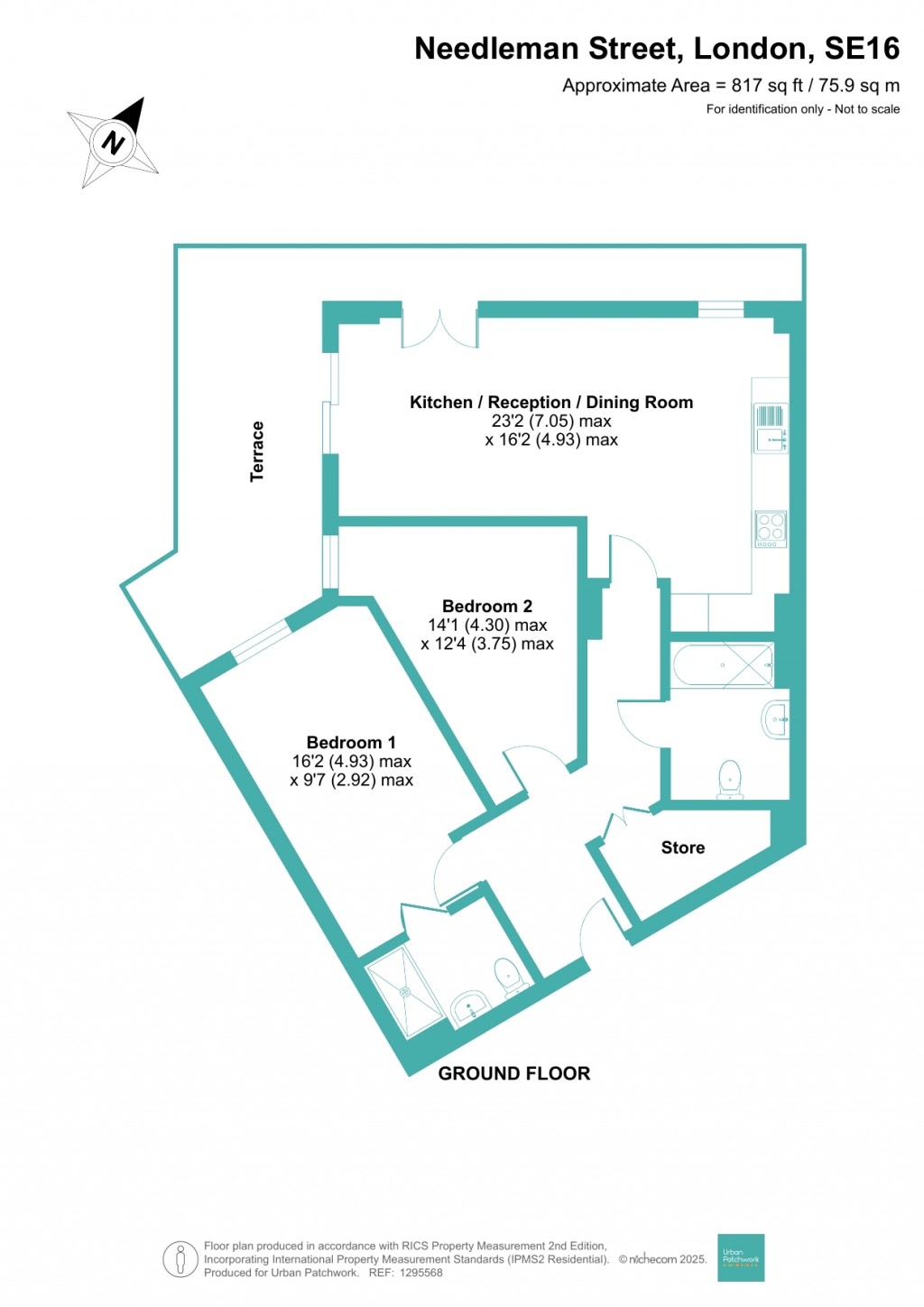 Floorplans For Needleman Street, London