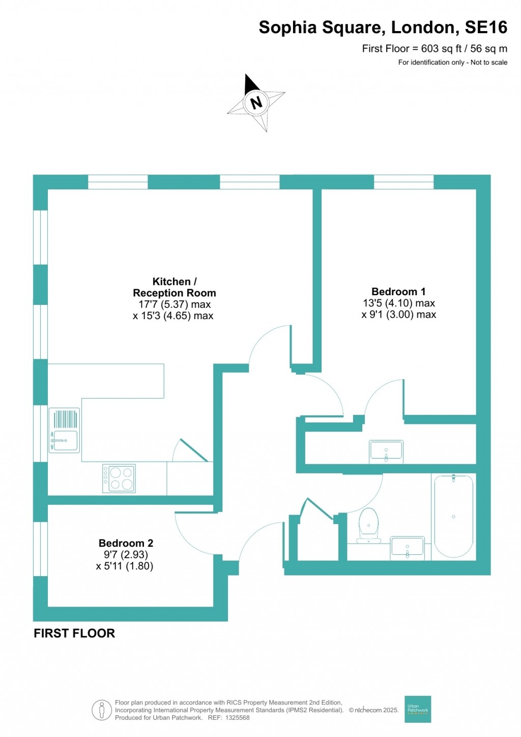 Floorplans For Sophia Square, London