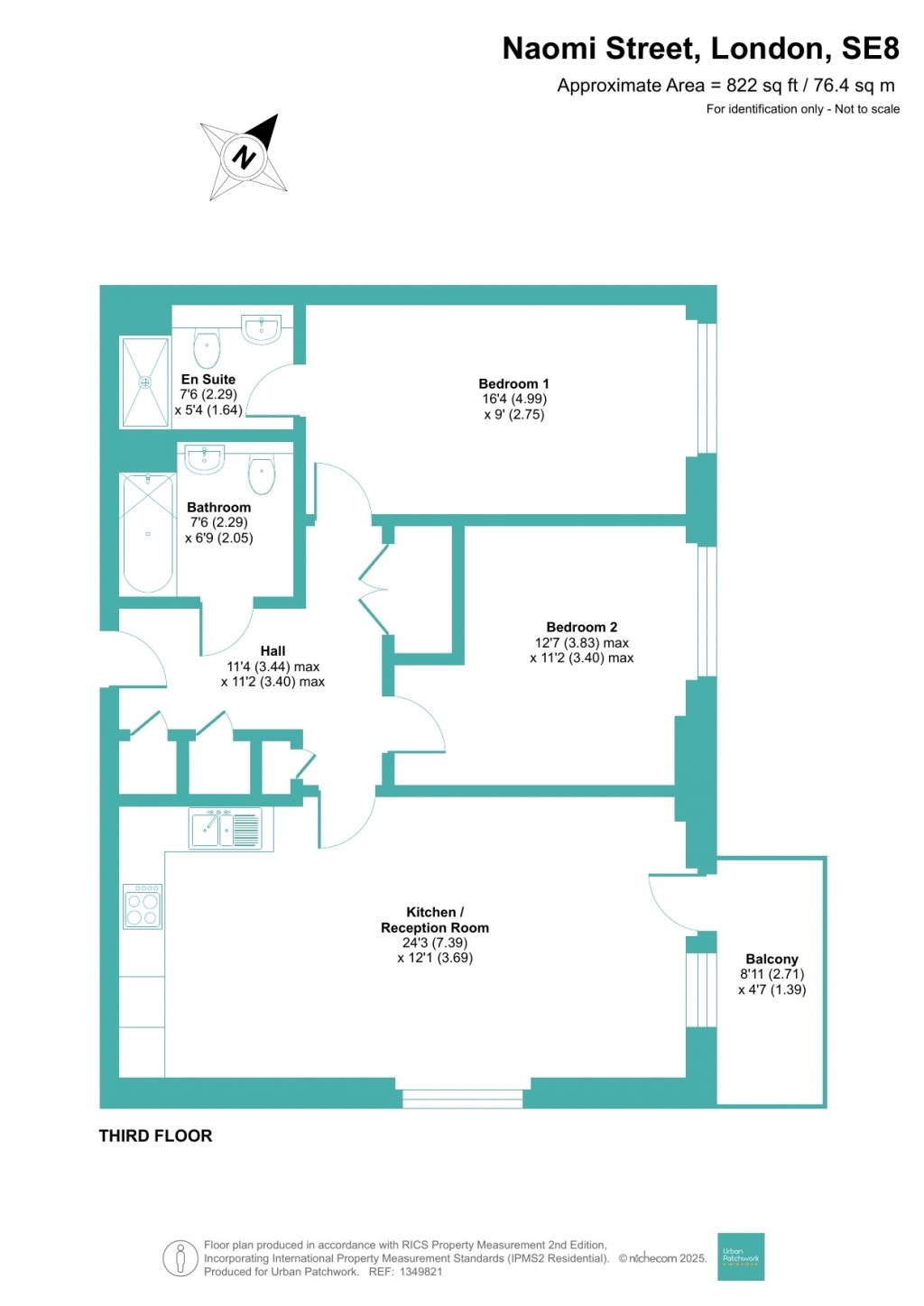 Floorplans For Naomi Street, London