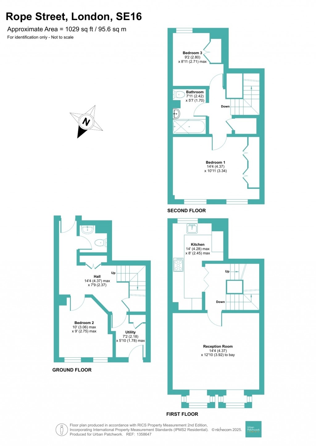 Floorplans For Rope Street, London