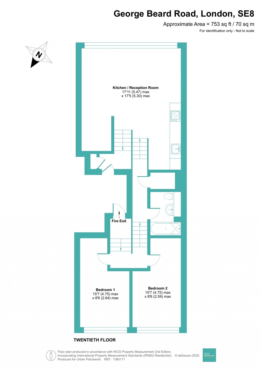 Floorplans For George Beard Road, London