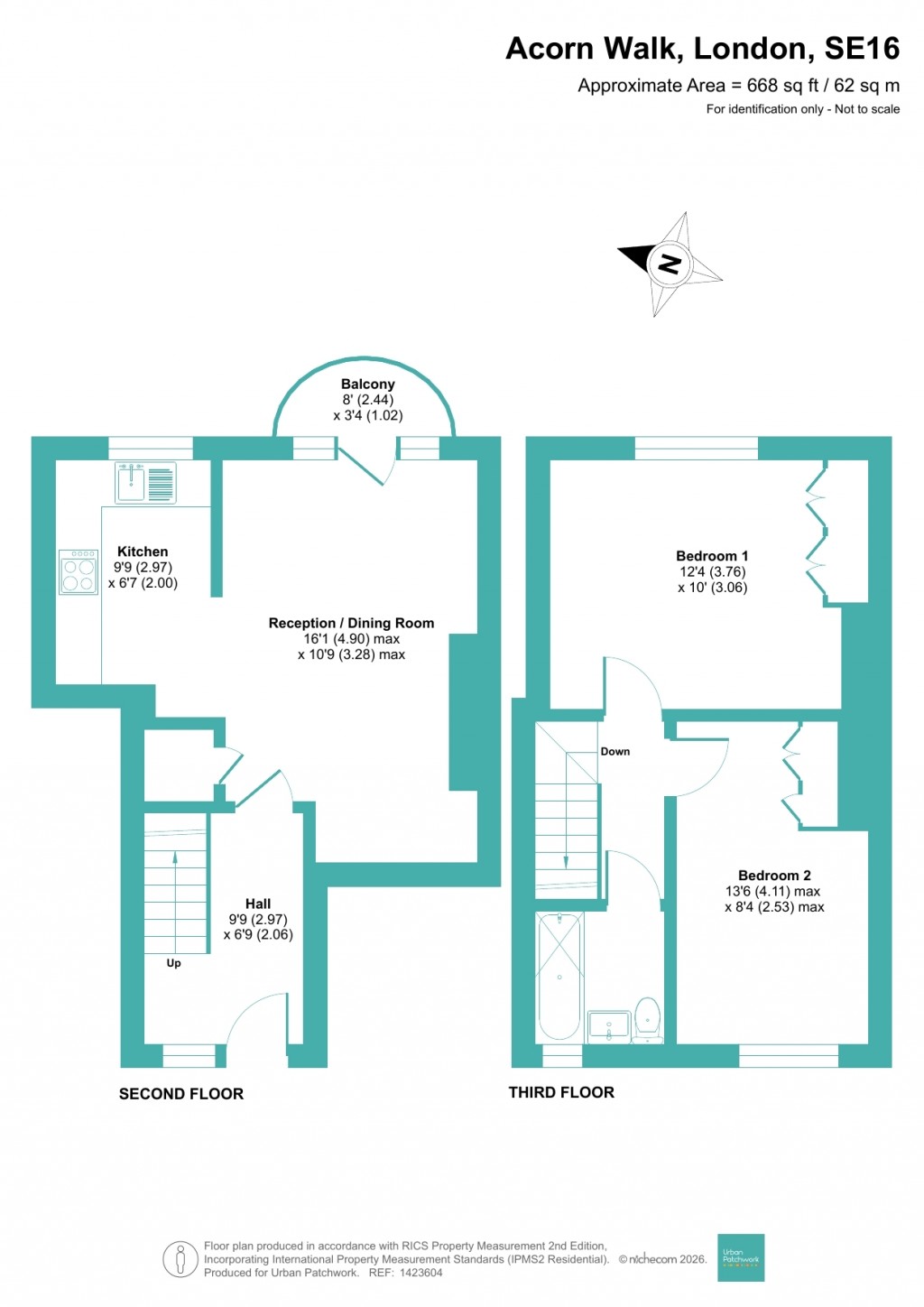 Floorplans For Acorn Walk, London