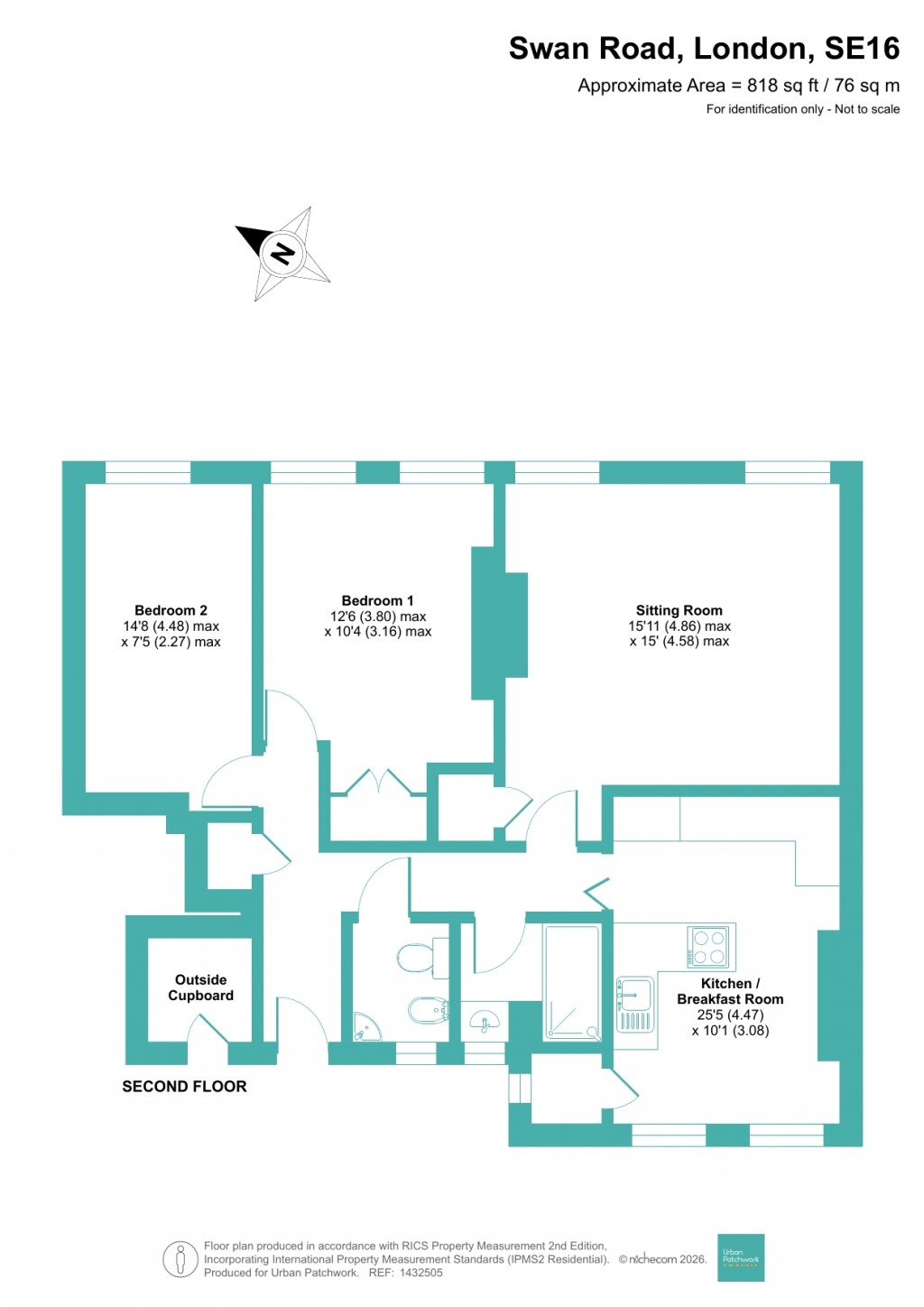 Floorplans For Swan Road, London